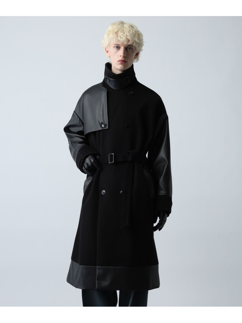 楽天市場】【SALE／50%OFF】プレミアムウールダブルリバーコート HARE