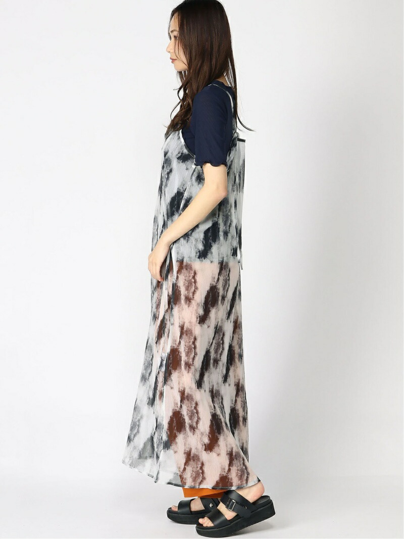 楽天市場 Rakuten Fashion Sale Off W タイダイシフォンキャミop Hare ハレ ワンピース キャミワンピース グレー Rba E 送料無料 Hare ハレ