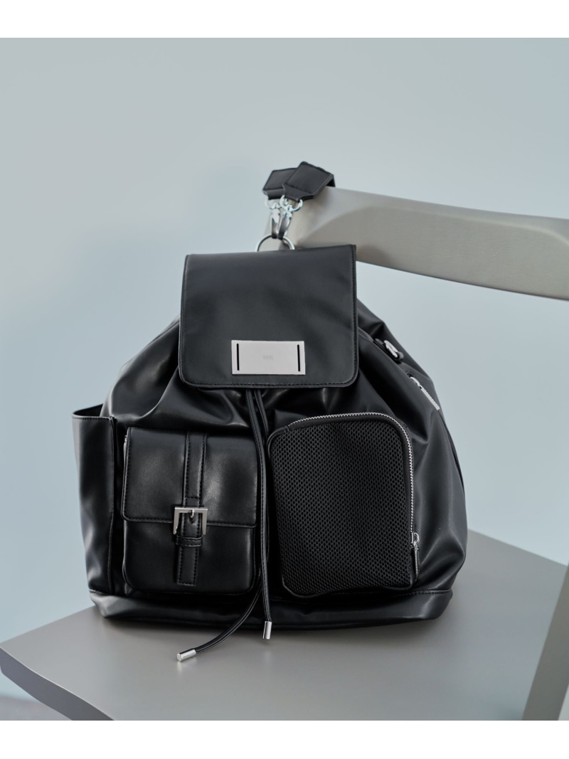 プレートデザインフラップリュック HARE ハレ バッグ リュック・バックパック【送料無料】[ Fashion]