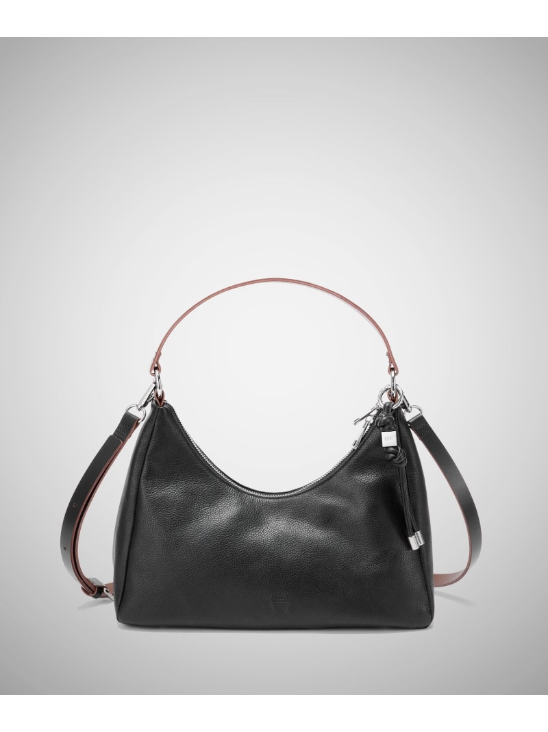 レザーワンハンドルBAG HARE ハレ バッグ ショルダーバッグ ブラック【先行予約】*【送料無料】[ Fashion]