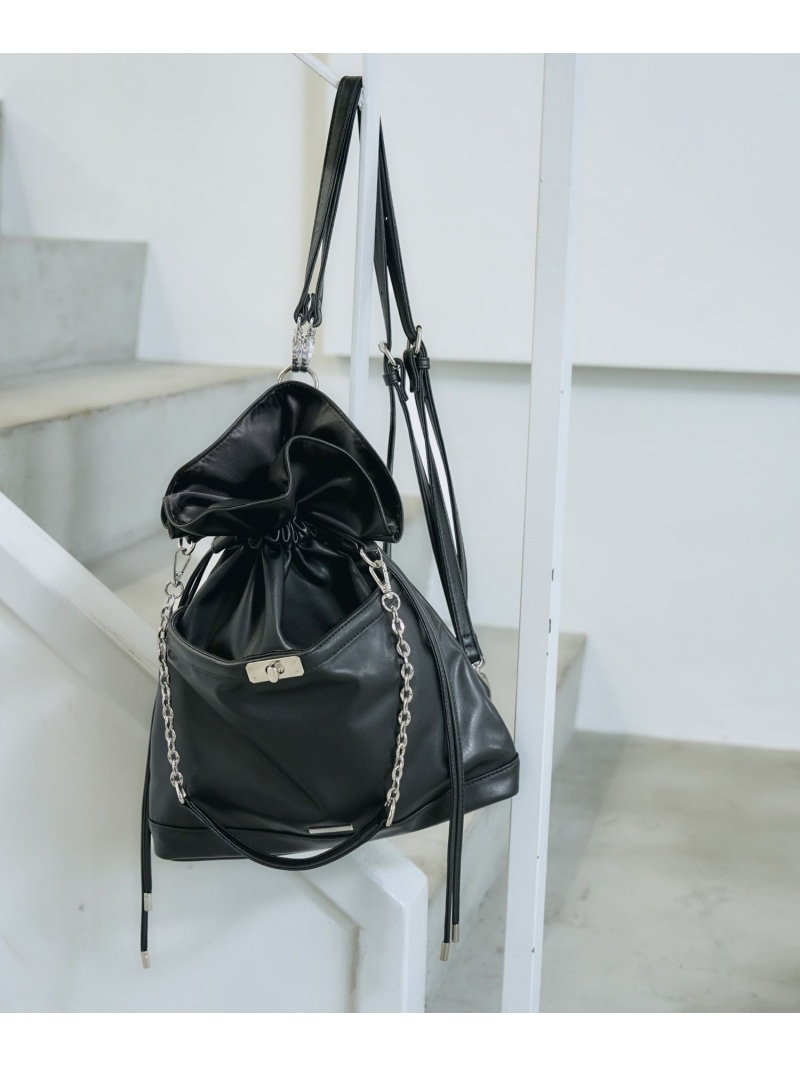 【SALE／32%OFF】2WAYキンチャクトートバッグ HARE ハレ バッグ トートバッグ ブラック【RBA_E】【送料無料】[ Fashion]｜HARE／ハレ