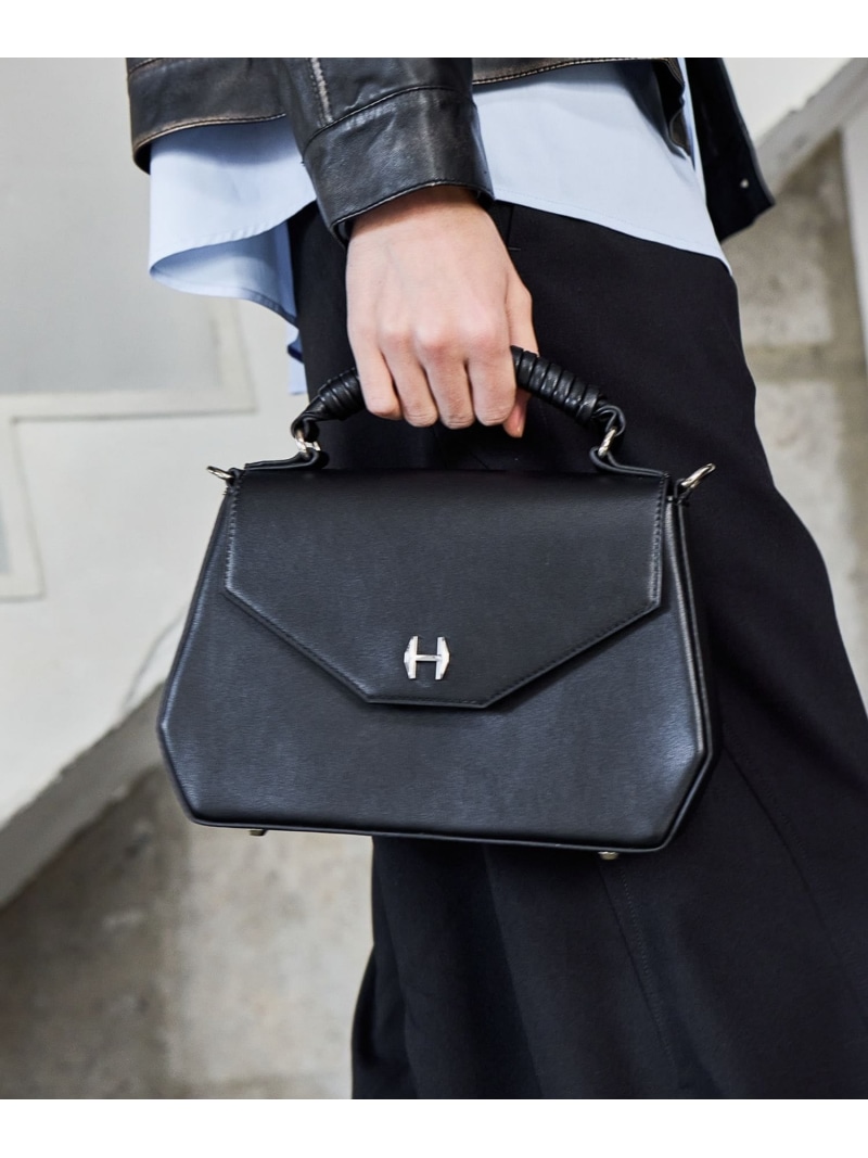 【SALE／22%OFF】HパーツハンドルショルダーBAG HARE ハレ バッグ ショルダーバッグ ブラック【RBA_E】【送料無料】[ Fashion]