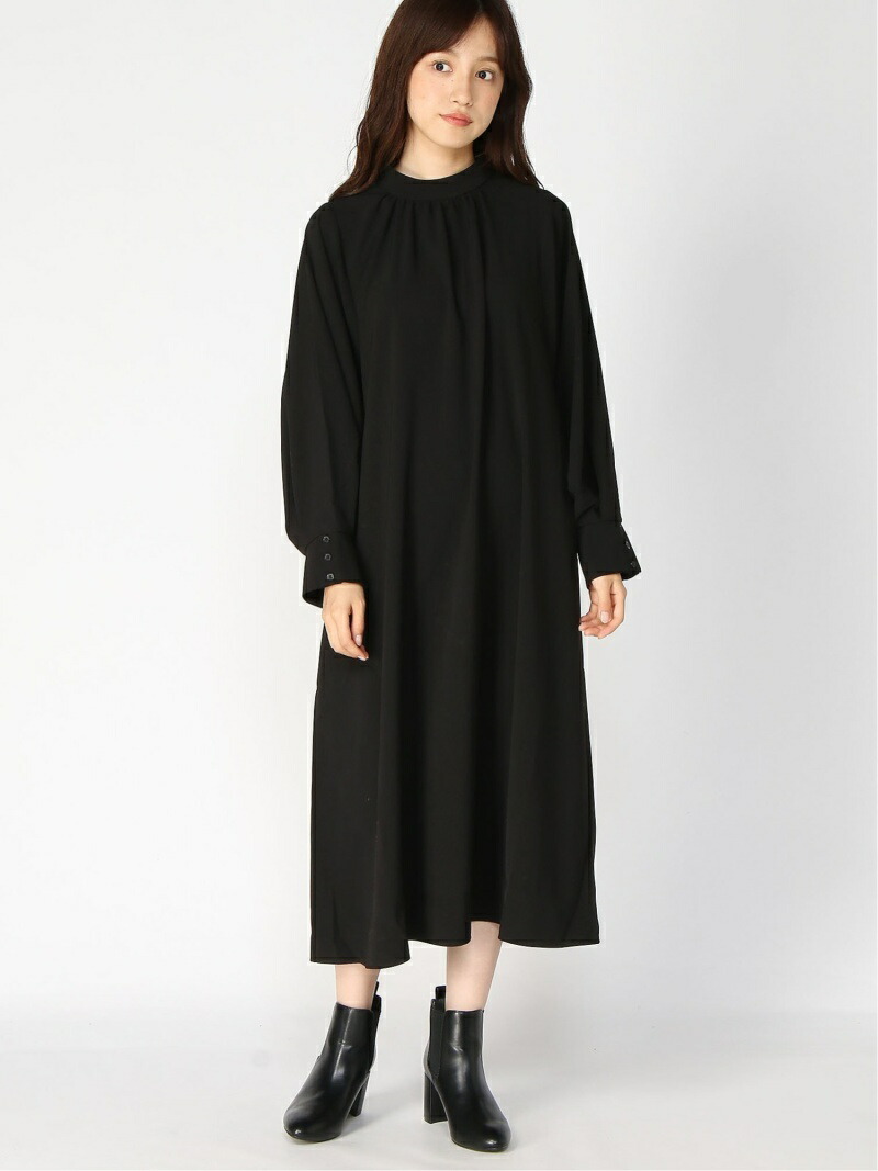 楽天市場 Rakuten Fashion Sale 30 Off W 2wayタックスリーブop Hare ハレ ワンピース 長袖ワンピース ブラック ベージュ Rba E 送料無料 Hare ハレ