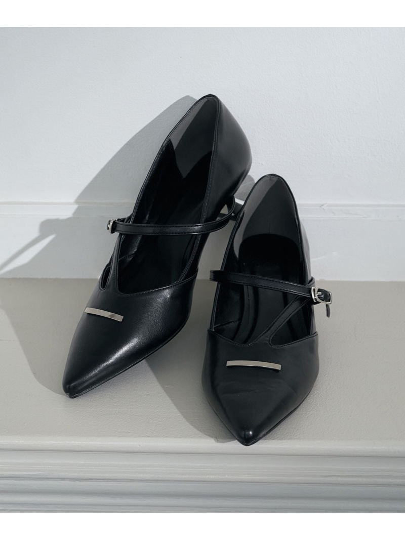 【SALE／11%OFF】メタルヒールパンプス HARE ハレ シューズ・靴 サンダル ブラック【RBA_E】【送料無料】[ Fashion]