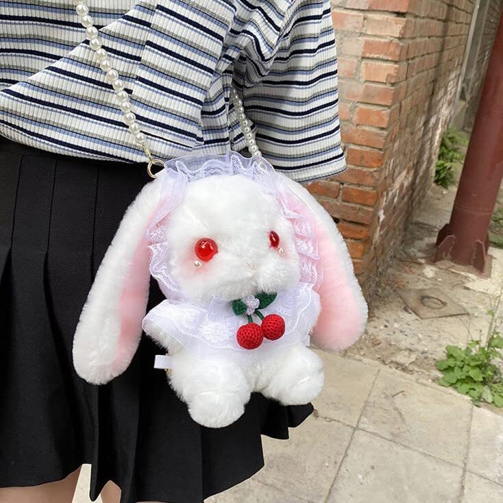 楽天市場】うさぎ バッグ ぬいぐるみ ショルダーバッグ