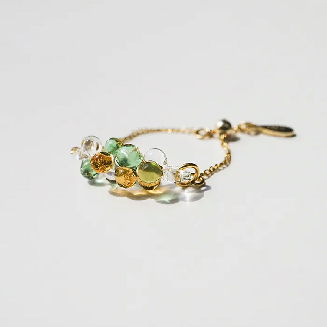 【公式ショップ】HARIO Lampwork Factory ピアス イイダ傘店 コモレビ ガラス アクセサリー かわいい ゴールドフィルド|HARIO公式NETSHOP店