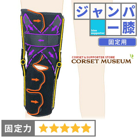 【ジャンパー膝】《固定用》膝サポーター｜ニーケアー・PCL｜コルセットミュージアム 14,652円
