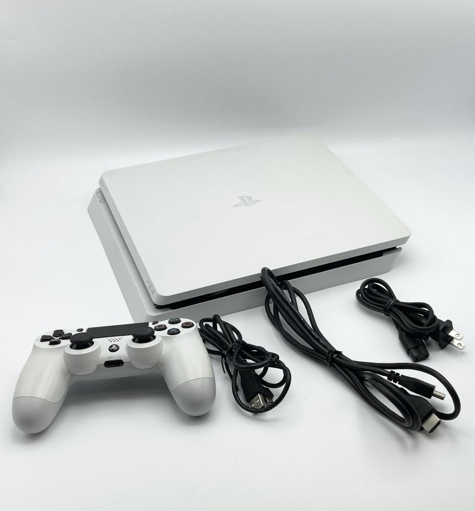 中古 PlayStation 4 グレイシャー・ホワイト 500GB (CUH-2100AB02) SONY ソニー プレイステーション4 据え置きゲーム機 ゲーム機 レトロ