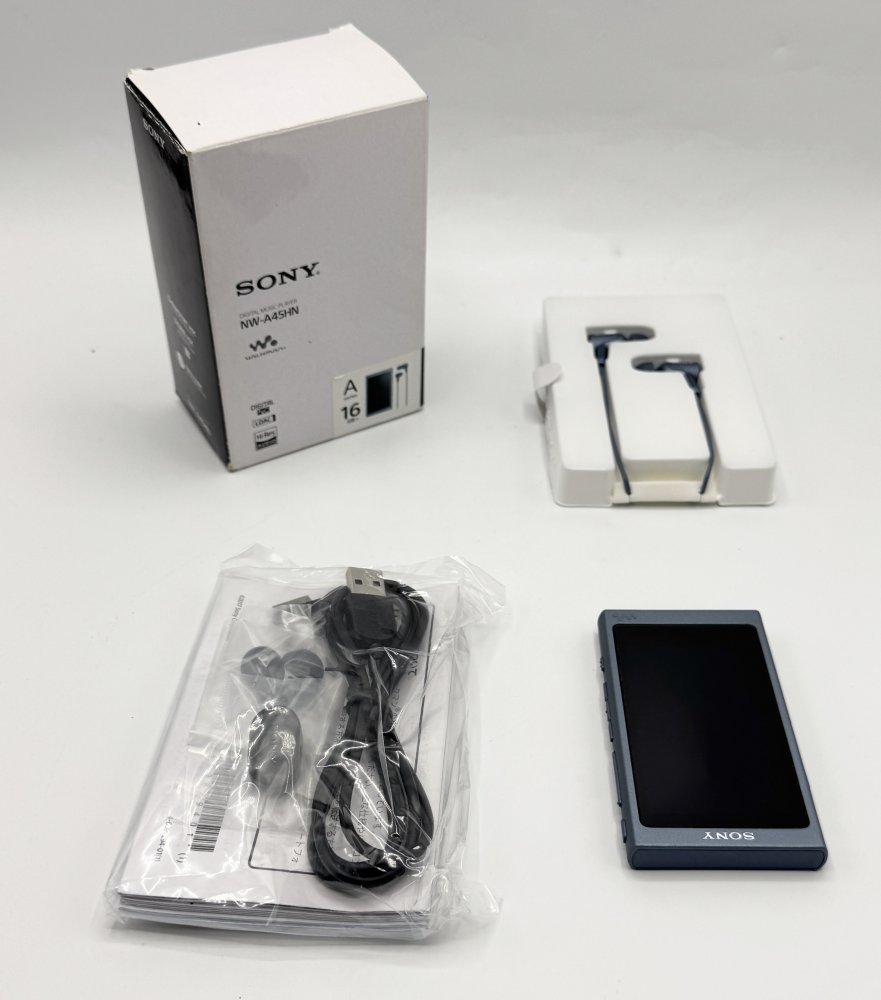 中古 ソニー ウォークマン Aシリーズ 16GB NW-A45HN ムーンリットブルー 青 音楽 MP3 MP3プレイヤー SONY 音 通勤 通学 音楽鑑賞 多機能 ランニング ウォーキング ジム 運動 ミュージックプレイヤー 音楽プレイヤー