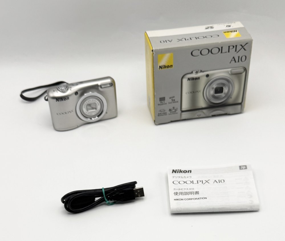 楽天市場】【中古】Nikon デジタルカメラ COOLPIX A10 シルバー