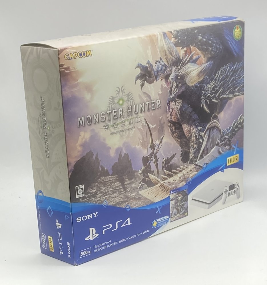 中古 PlayStation 4 MONSTER HUNTER WORLD Starter Pack White (CUHJ-10023) 21,675円