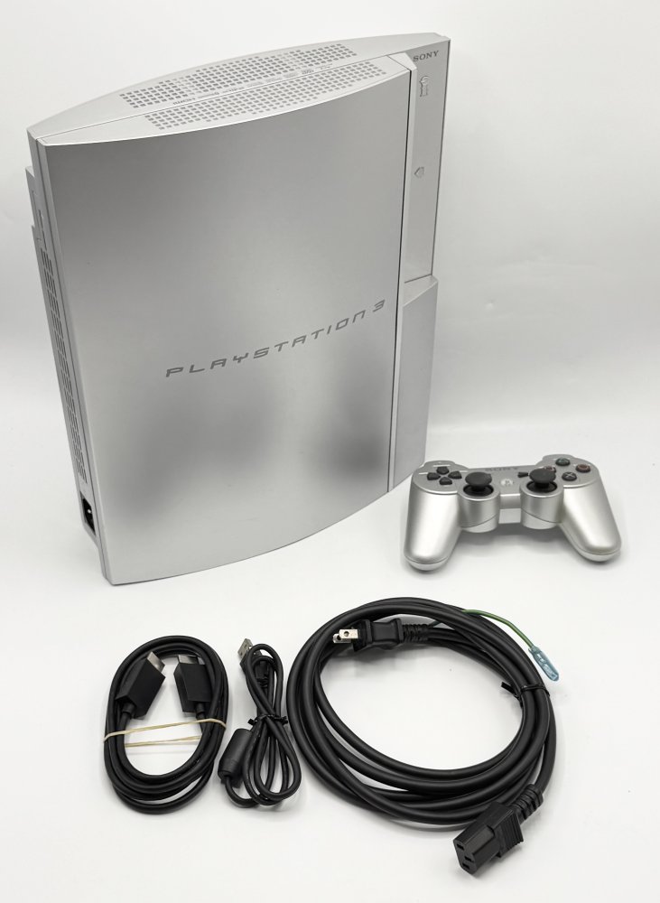 中古 PLAYSTATION 3(80GB) サテンシルバー SONY ソニー プレイステーション3 据え置きゲーム機 ゲーム機 レトロ