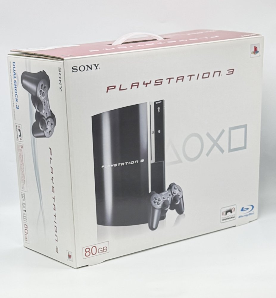 中古 PLAYSTATION 3(80GB) クリアブラック SONY ソニー プレイステーション3 据え置きゲーム機 ゲーム機 レトロ