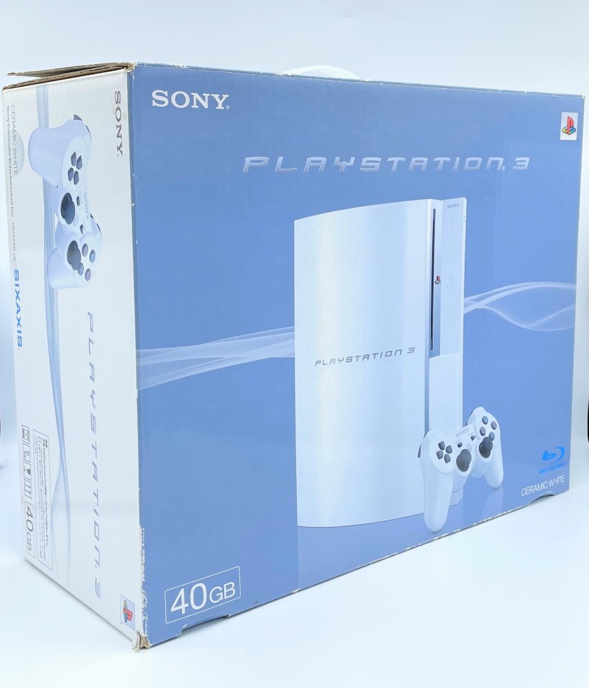 中古 PLAYSTATION 3(40GB) セラミック・ホワイト SONY ソニー プレイステーション3 据え置きゲーム機 ゲーム機 レトロ
