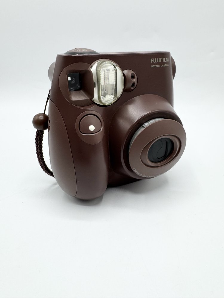 【中古 動作確認済】 FUJIFILM インスタントカメラ チェキ instax mini 7S チョコ INS MINI 7S CH K カメラ デジカメ 入学式 入園式 卒業式 卒園式 歓迎会 送迎会 自撮り セルフィー 花見 旅行 ブラブラ 思い出 想い出 日常 Vlog カメラ男子 カメラ女子
