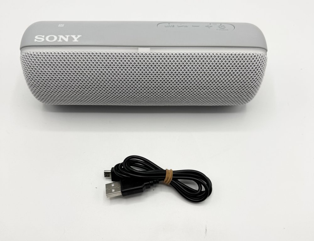 【中古 動くこと突きとめる済】 ソニー ワイヤレスポータブルスピーカー SRS-XB22 薄墨色 SRS-XB22 H 快い音 快い音把握 多人数 寄りあい オフ会 笛竹 響き 音楽堂 重低音部 響き リビング スマホ パソコン 映像