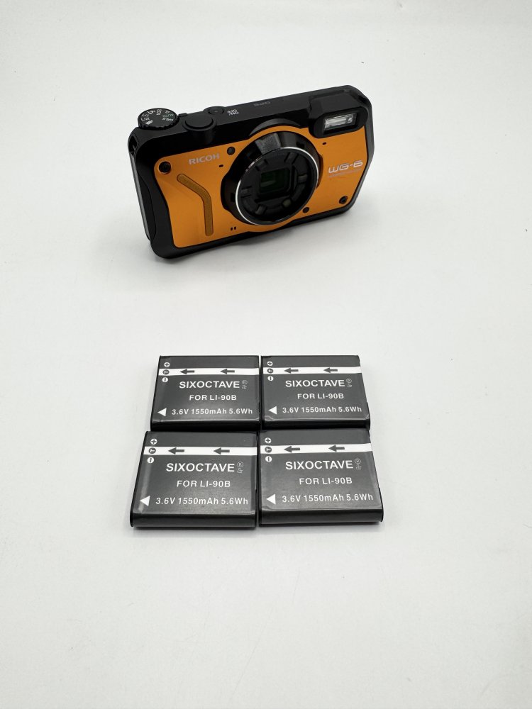 【中古 動くこと突きとめる済】 RICOH WG-6 オレンジ色 本格雨合羽写真機 20米突雨合羽 耐衝撃 防塵 耐寒 2000万絵素 4K映像相応う 写真機 ディジカメ はいり込む式 入園式 卒式 卒園式 迎え入れる会 送迎会 自撮り セルフィー 花見 旅する ブラブラ 心おぼえ 想い出 日常 Vlog 写真機お坊っちゃん 写真機お嬢さん