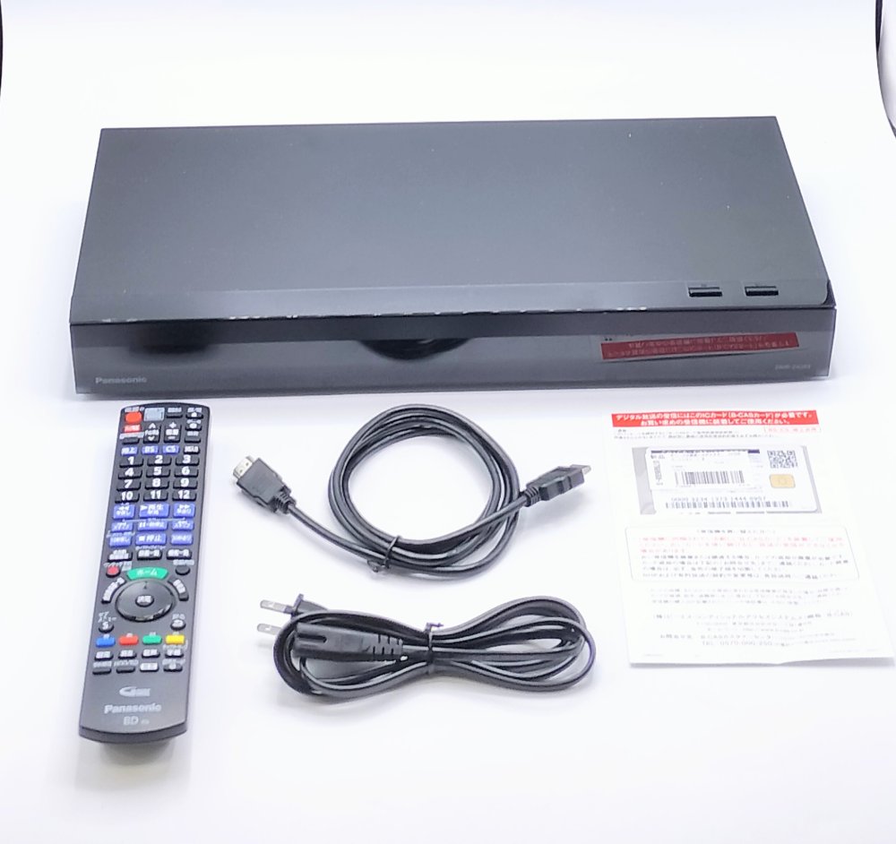 【中古 動くこと突きとめる済】 パナソニック 2結核症 7ラジオ受信機 ブルーレイレコーダー 全録 6通信路一斉に録画 DMR-2X203