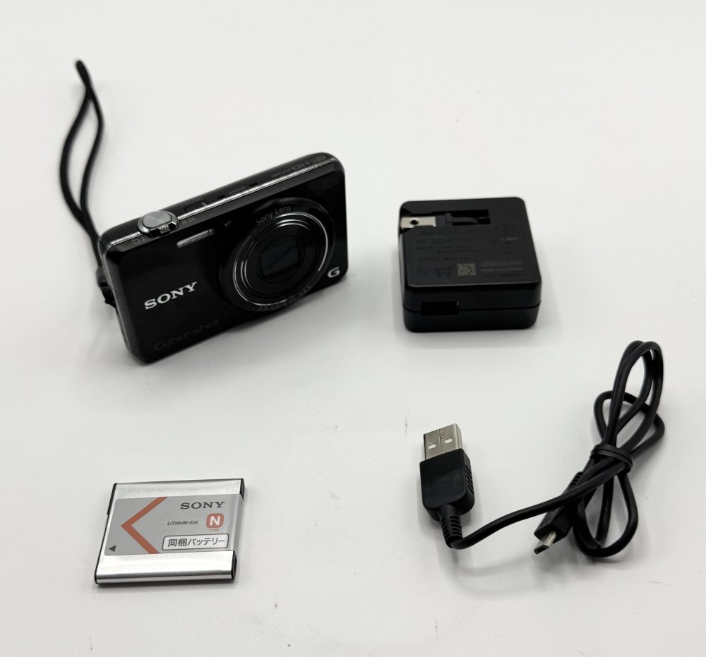 【中古 動くこと突きとめる済】 SONY デジタル写真機 Cyber-shot WX200 1890万絵素 光学10倍 黒いこと DSC-WX200-B 写真機 ディジカメ はいり込む式 入園式 卒式 卒園式 迎え入れる会 送迎会 自撮り セルフィー 花見 旅する ブラブラ 心おぼえ 想い出 日常 Vlog 写真機お坊っちゃん 写真機お嬢さん