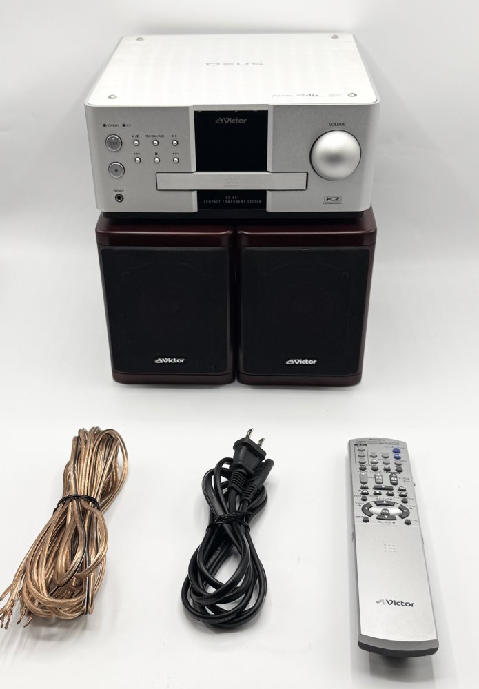 【中古 動くこと突きとめる済】 JVCケンウッド 優勝者 パウダーコンパクト構成要素ヴィデオディスク取り合わせ EX-AK1 快い音 快い音感謝 多人数 寄り合い オフ会 笛竹 音声 音楽堂 重低音部 音声 リビング スマホ パソコン 映像
