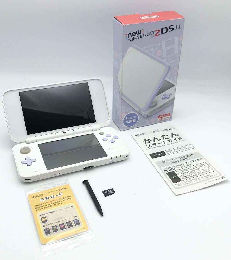 【中古 動作確認済】 Newニンテンドー2DS LL ホワイト&times;ラベンダー Nintendo 任天堂 ゲーム ゲーム機 レトロ 携帯ゲーム機 一人時間 タッチパネル 懐かしい 平成 ゲーム ワイワイ｜中古ゲーム＆家電類取扱店ハリソン