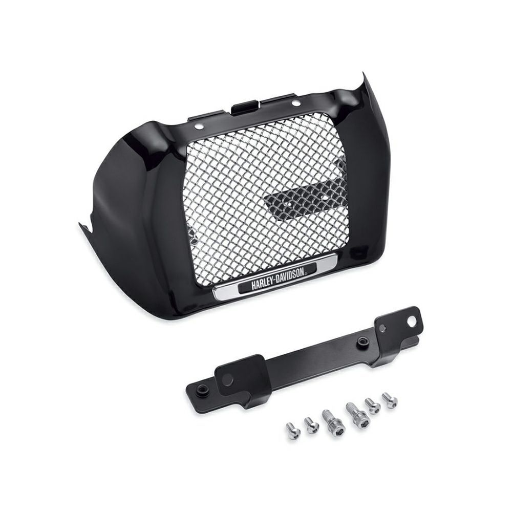 【25700634】ハーレー純正　オイルクーラーカバー Oil Cooler Cover Kit - Gloss Black／M8ツーリング&トライク