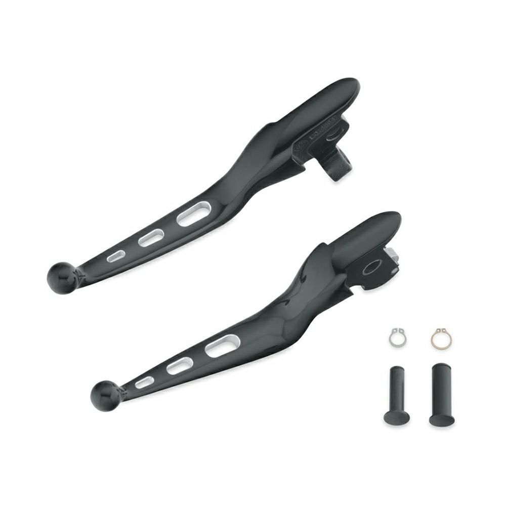 【36700067】ハーレー純正　ハンドコントロールレバーキットEdge Cut Hand Control Lever Kit／EVOツーリング／TCツーリング&トライク｜HARLEY-Life