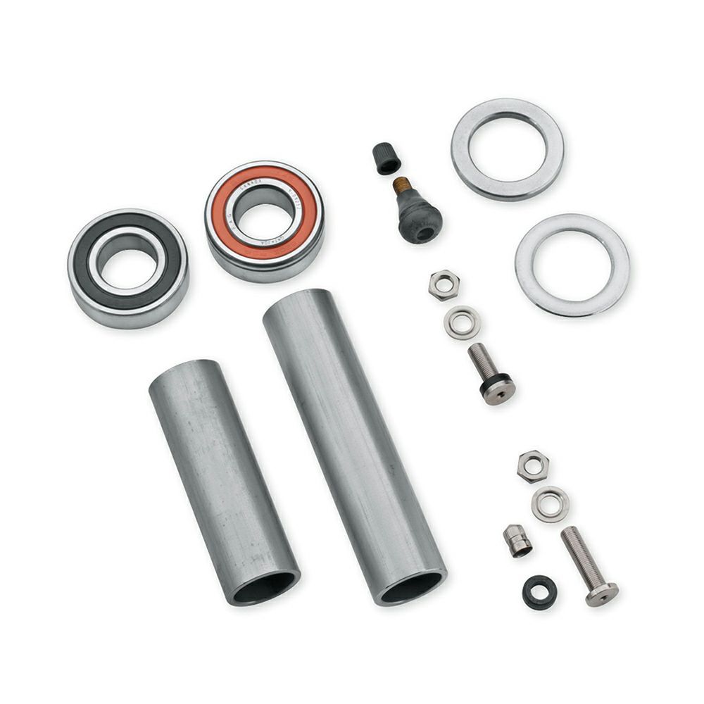 【42400009A】ハーレー純正　ホイールインストールキット フロント、25mmアクスル。ABS装着車用。25mm Axle ABS Front Wheel Installation Kit／ストリート｜HARLEY-Life