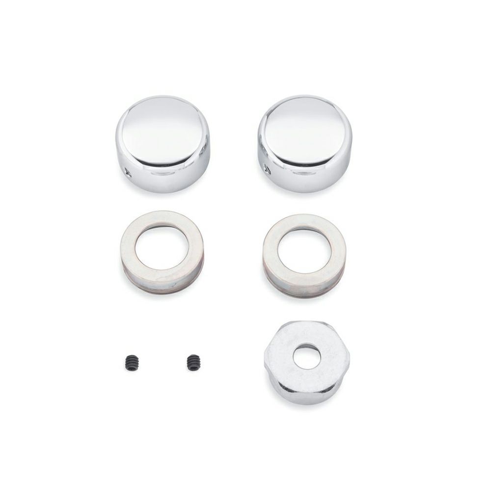 【43000051】ハーレー純正　リアアクスルナットカバー Rear Axle Nut Covers／TCソフテイル