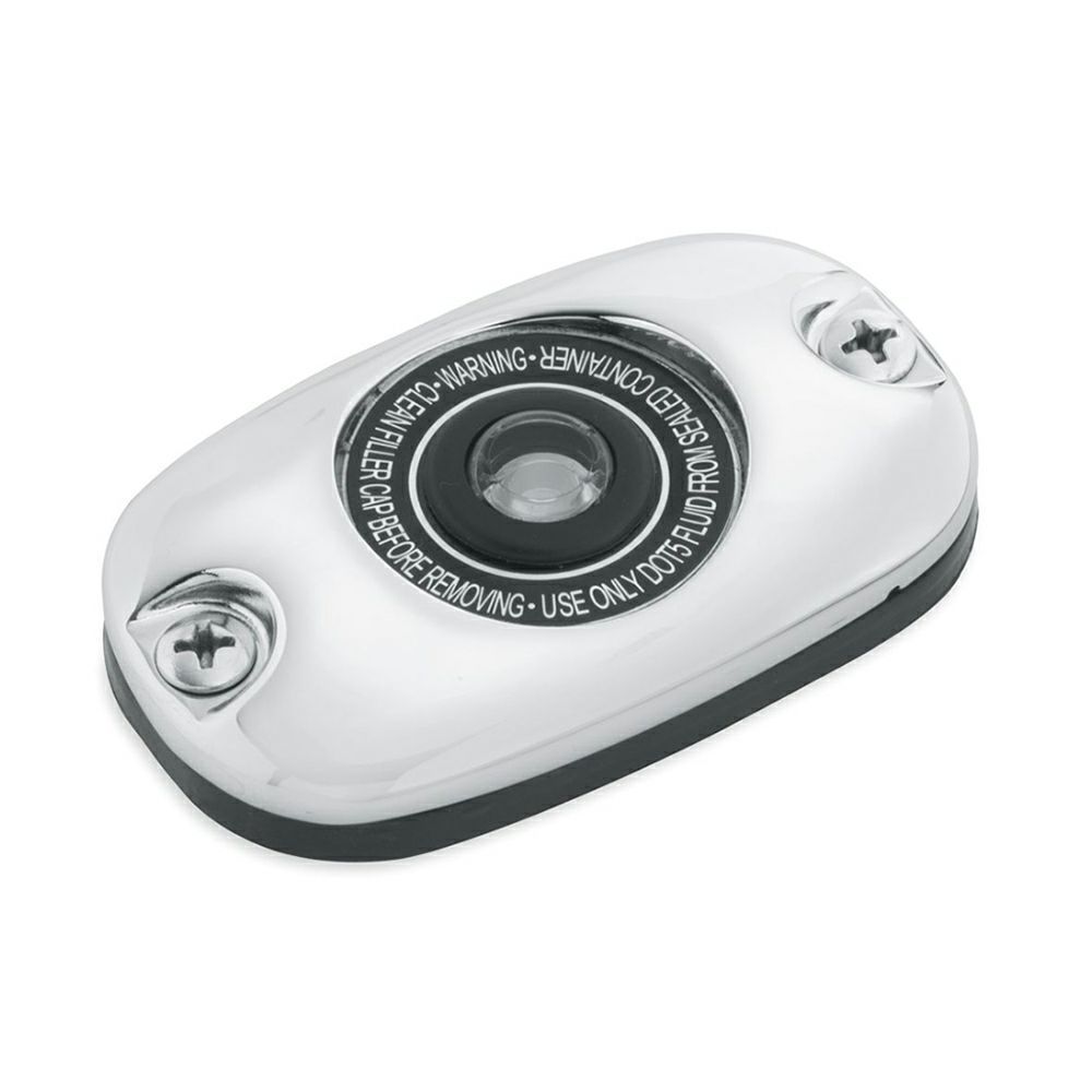 【45149-99C】ハーレー純正 リアマスターシリンダーカバー/クロームChrome Rear Master Cylinder Cover/EVOツーリング/TCソフテイル/TCツーリング&トライク|HARLEY-Life