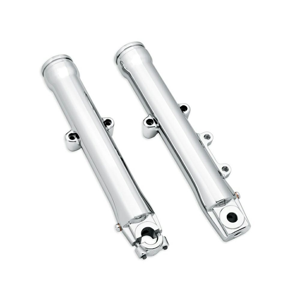 【46477-00】ハーレー純正　ロワーフォークスライダー／クローム Chrome Lower Fork Sliders／TCソフテイル／ダイナ
