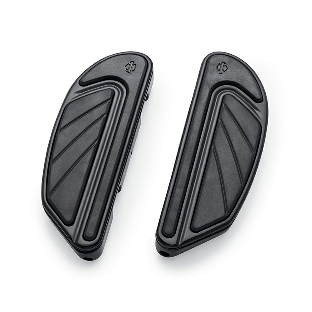 【50501266】ハーレー純正 エアフロー・フットボードキット/グロスブラック パッセンジャーAirflow Passenger Footboard Kit/M8ツーリング&トライク|HARLEY-Life