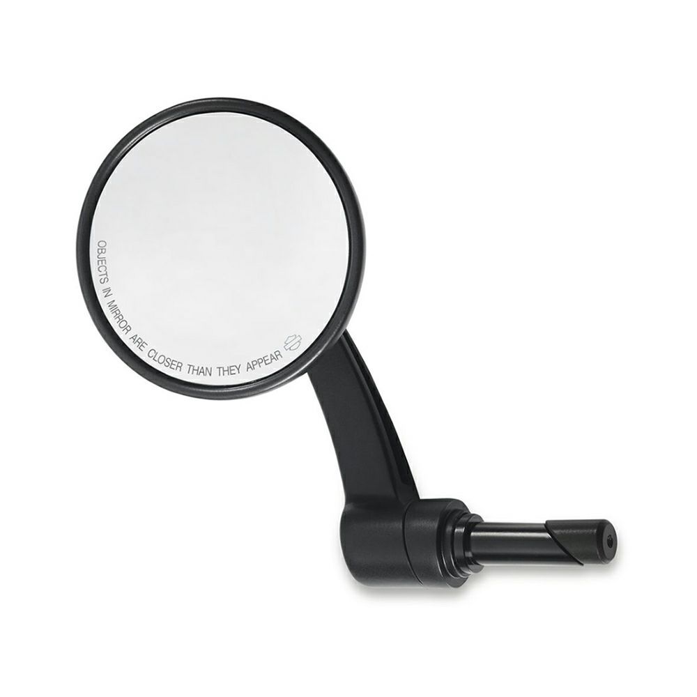 【56000134A】ハーレー純正 ラウンドバーエンドミラー 左用(アップライトポジション)Round Bar End Mirror - Left/ストリート|HARLEY-Life