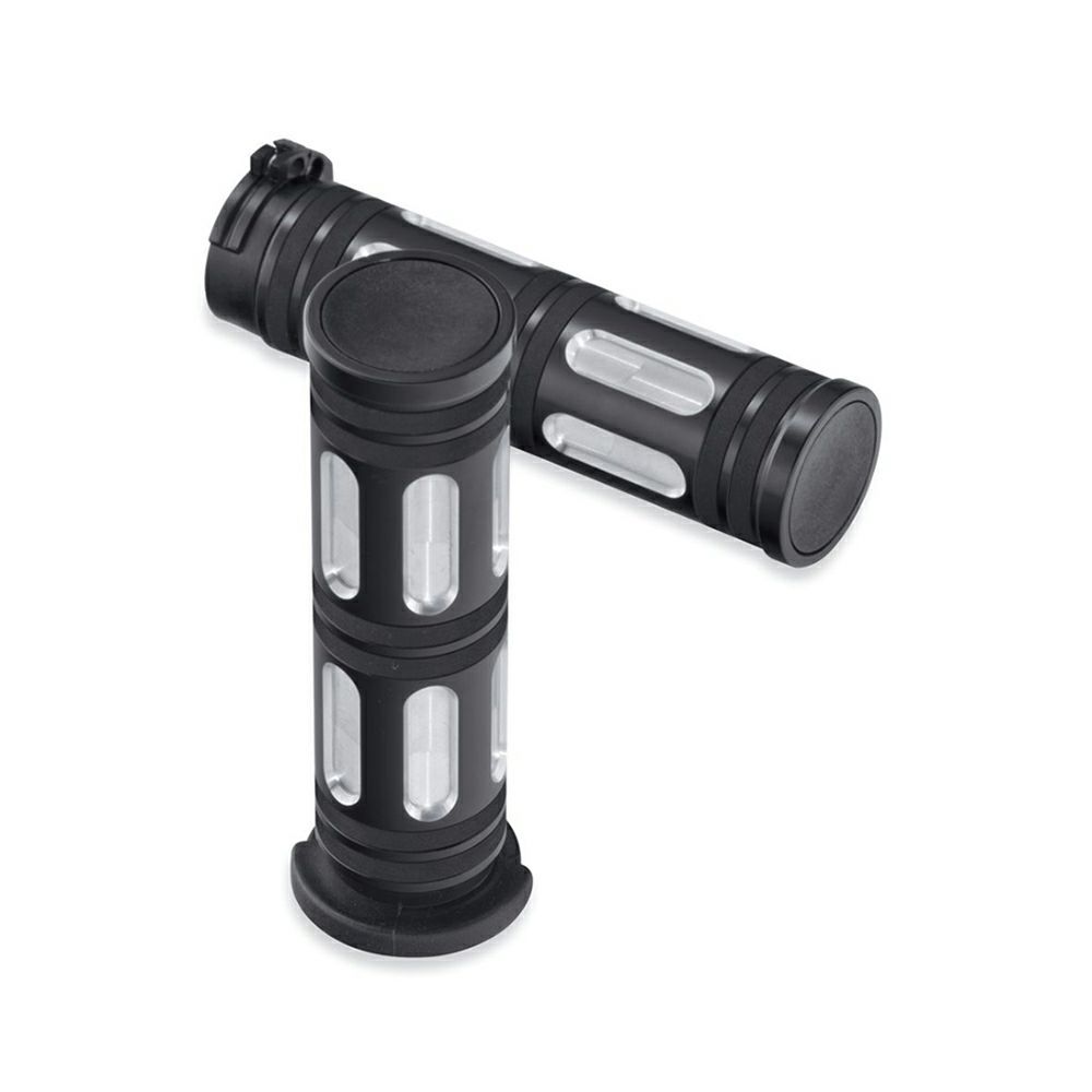 【56100083】ハーレー純正　エッジカット・コレクション・ハンド＆フットコントロール ハンドグリップ Edge Cut Hand Grips／ストリート
