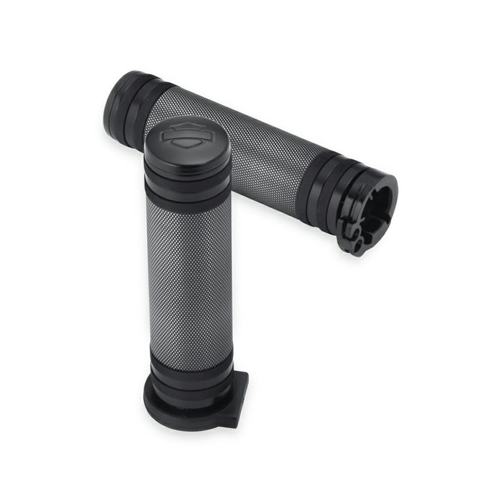 【56100142】ハーレー純正　ダイヤモンドブラック・コレクション・フットコントロール ハンドグリップDiamond Black Hand Grips／ストリート｜HARLEY-Life