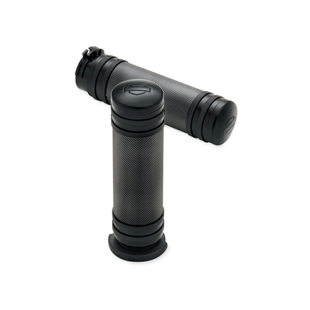 【56746-08】ハーレー純正　ダイヤモンドブラック・ハンドグリップ Diamond Black Hand Grips／M8ツーリング&トライク