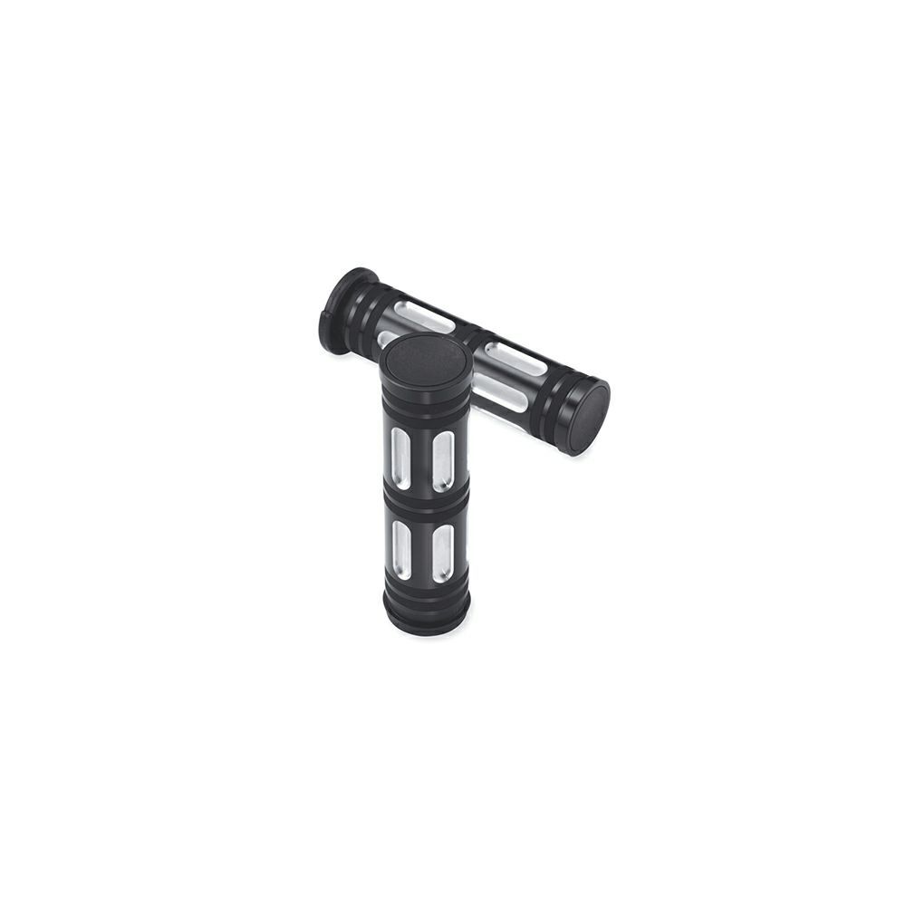 【57457-10】ハーレー純正　エッジカット・ハンドグリップ Edge Cut Hand Grips／EVOダイナ／M8ソフテイル／TCソフテイル／TCツーリング&トライク／