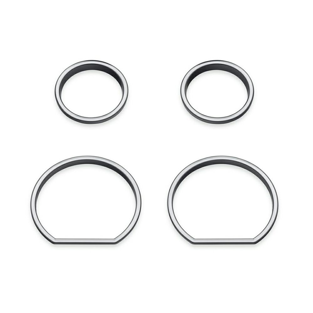 【61400361】ハーレー純正　ディファイアンス・コレクション・ゲージベゼルトリム Defiance Gauge Bezels - 4-Piece Fairing Kit／M8ツーリング&トライク／TCツーリング&トライク