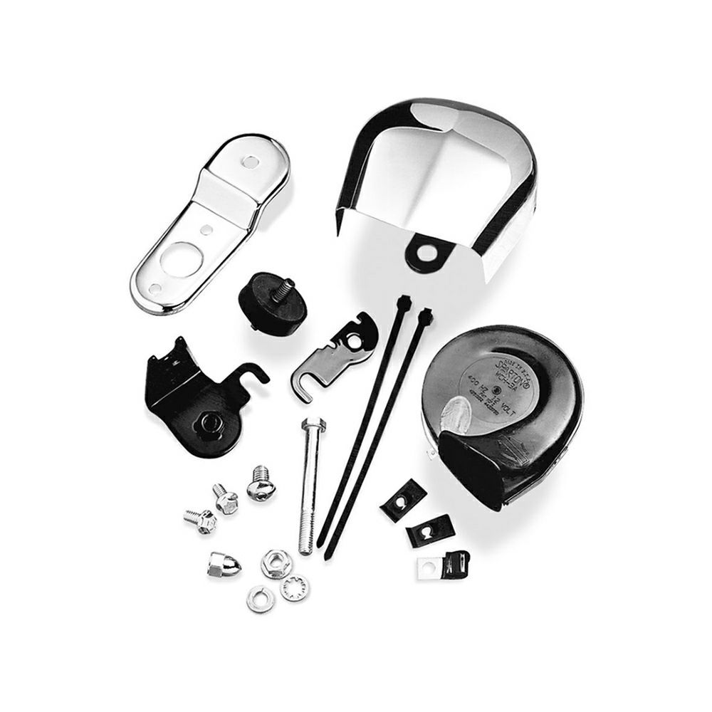 【69112-95E】ハーレー純正　サイドマウントホーンキットChrome Horn Kit／スポーツスター｜HARLEY-Life