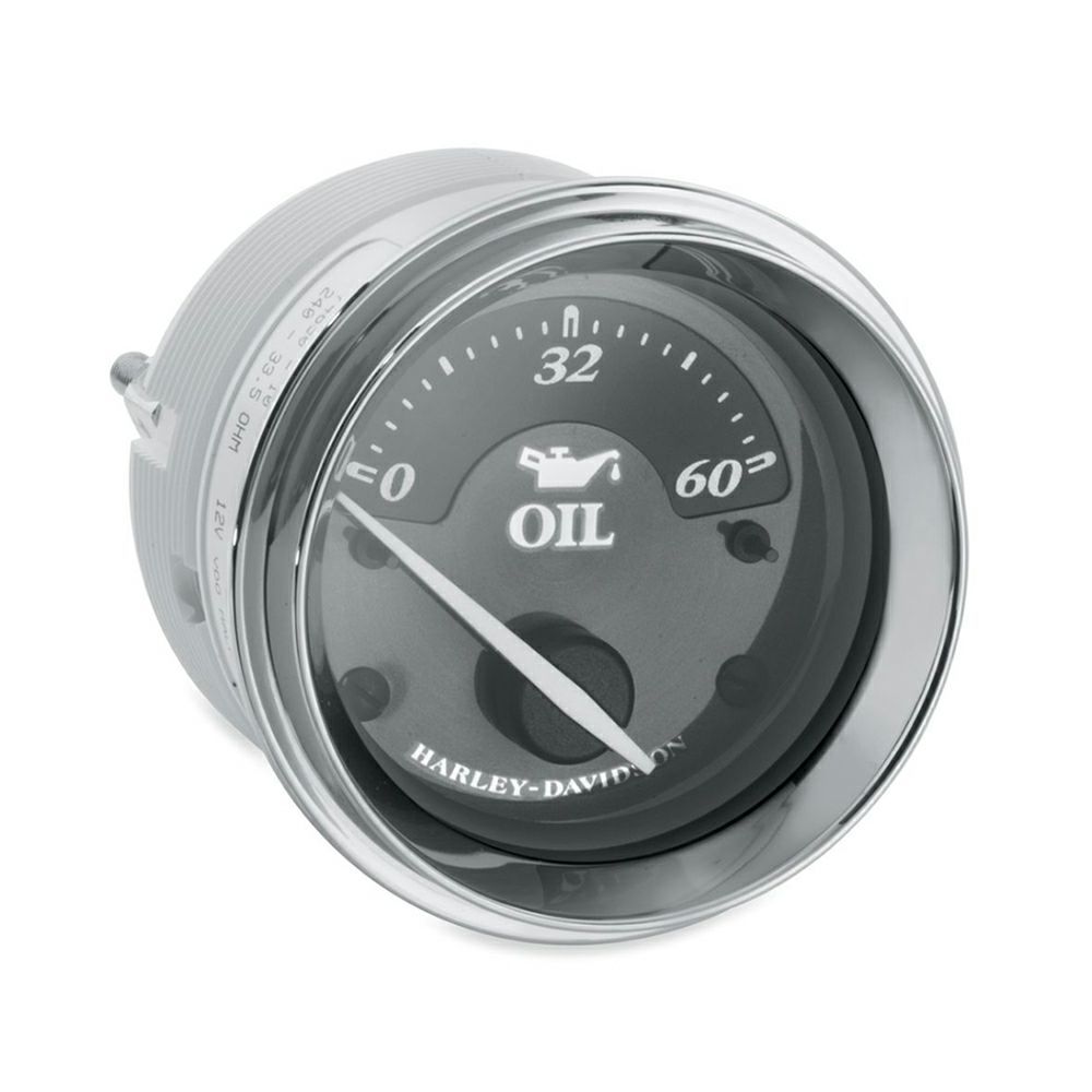 【74690-10】ハーレー純正 チタニウムフェースゲージ 油圧計Titanium Oil Pressure Gauge/EVOツーリング/TCツーリング&トライク|HARLEY-Life
