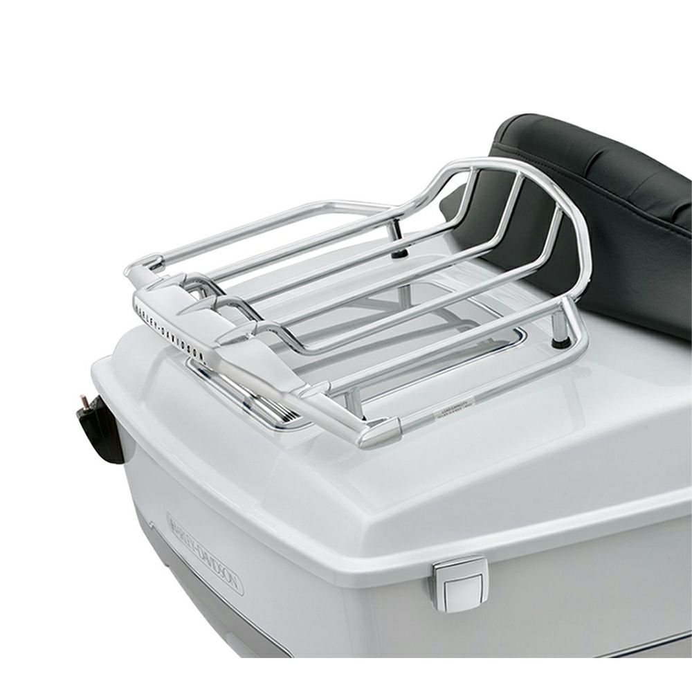 【79179-08】ハーレー純正　エアウイング・ツアーパックラゲッジラック Air Wing Tour-Pak Chrome Luggage Rack／EVOダイナ／ストリート／スポーツスター／ダイナ／