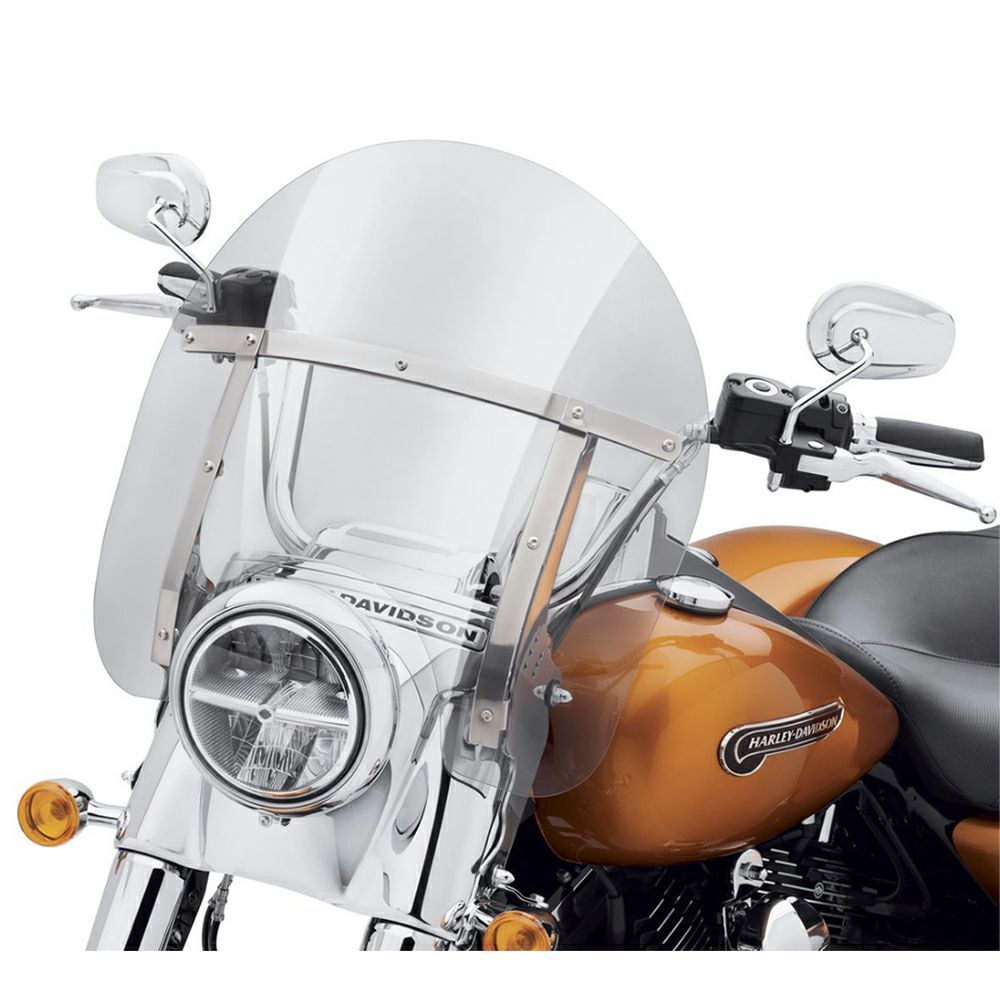 【57400274】ハーレー純正　H-Dデタッチャブル・ウインドシールド／フリーウィーラーモデル H-D Detachables 16 in. Windshield - Light Smoke／M8ツーリング&トライク
