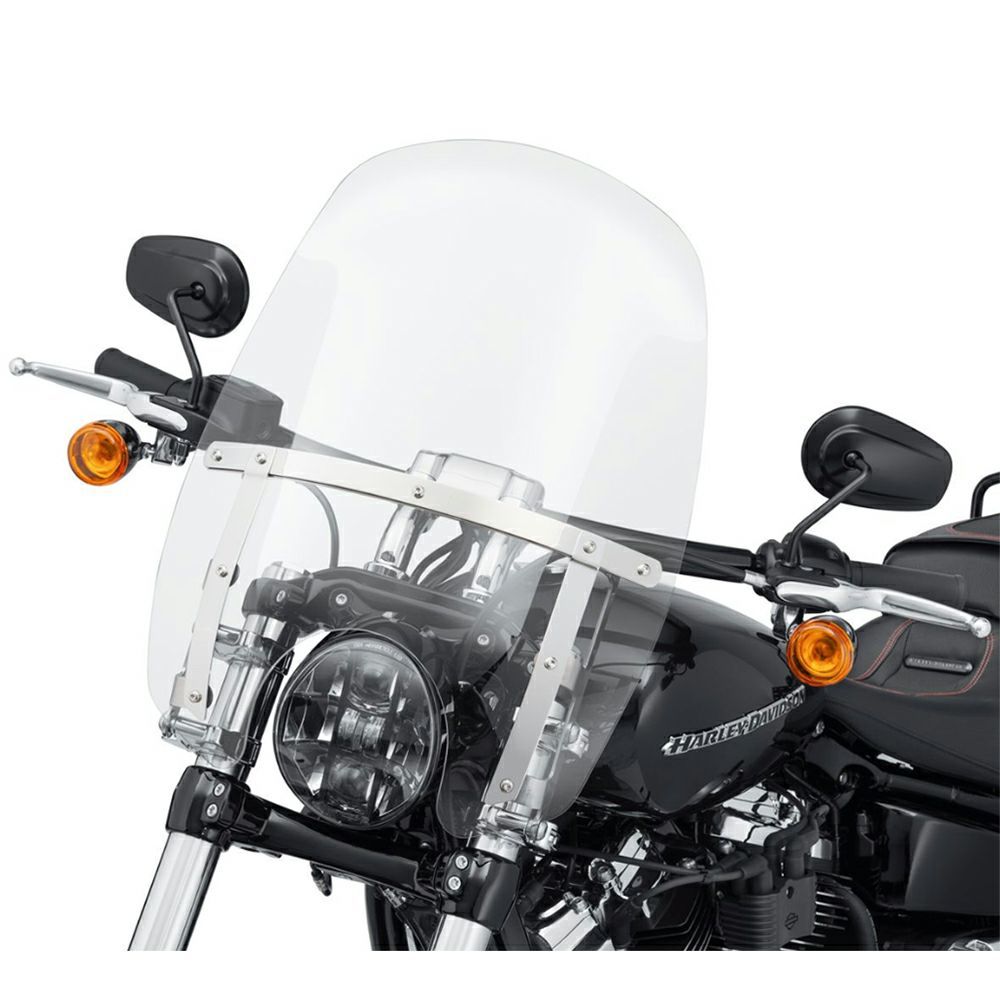 【57400326】ハーレー純正　ウインドスプリッター・クイックリリース・コンパクト・ウインドシールド Wind Splitter Quick-Release Compact 18 in. Windshield／M8ソフテイル 53,470円