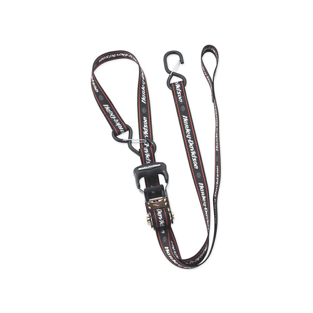 【94704-10】ハーレー純正　H-D32mmラチェット・タイダウンストラップ 1-14 in. Ratchet Tie-Down Straps／V-ROD／ストリート／スポーツスター／ダイナ／