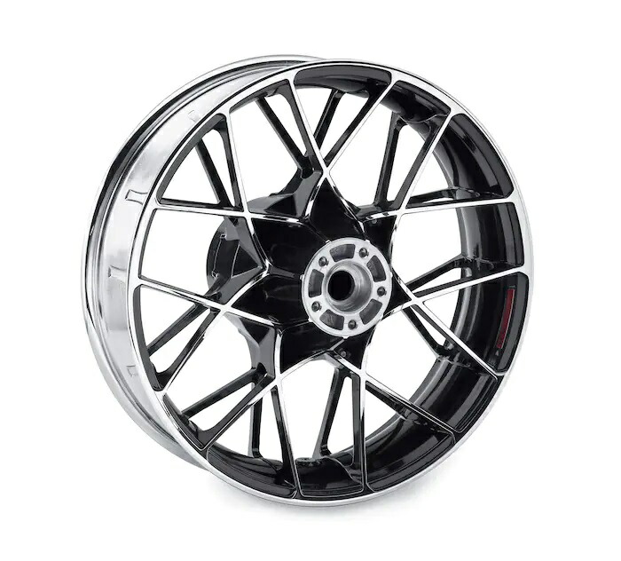 【40900660】ハーレー純正 ヒュージティブ・ホイール/16インチ・リア/コントラストクローム Fugitive 18 in. Rear Wheel