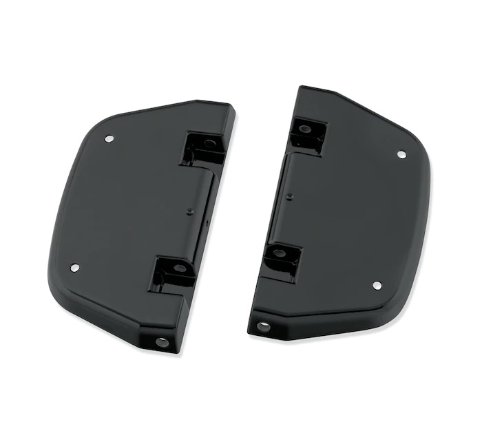 【50501799】ハーレー純正 パッセンジャーフットボードパン/トラディッショナルシェイプ/ブラック Traditional Passenger Footboard Pans
