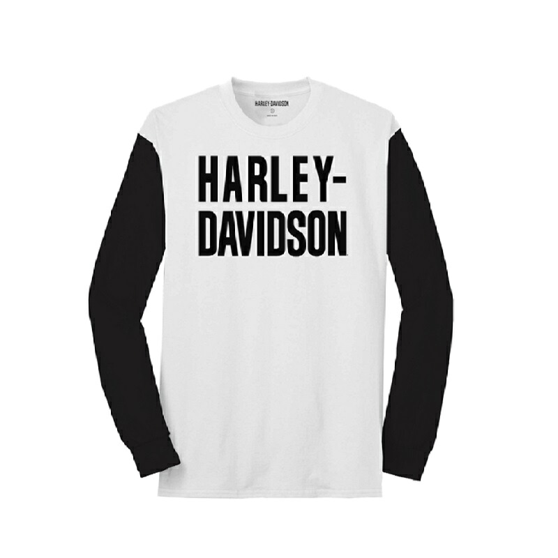 HARLEY-DAVIDSON 純正（ハーレーダビッドソン）メンズ ファンデーション カラーブロック Tシャツ_99078-22VM
