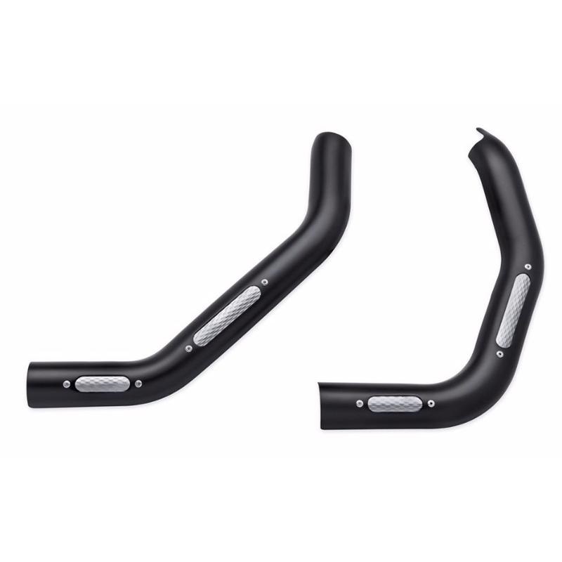 【65400422】ハーレー純正　スロット・エキゾーストシールドキット-サテンブラックSLOTTED EXHAUST SHIELD KIT｜HARLEY-Life