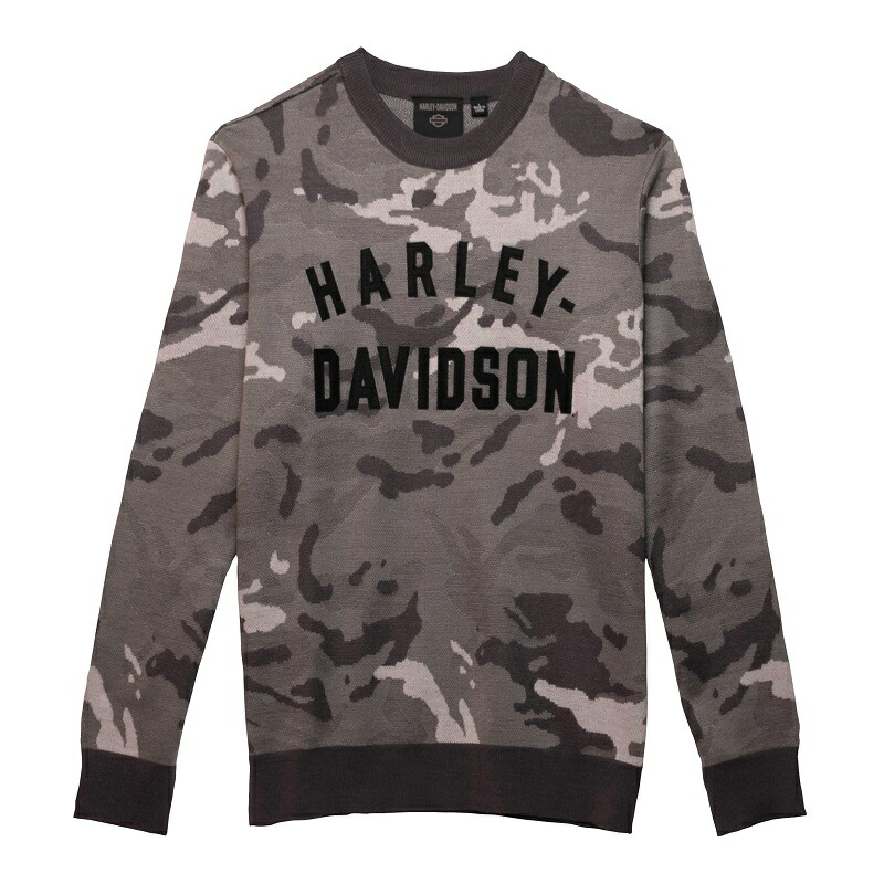HARLEY-DAVIDSON 純正（ハーレーダビッドソン）メンズ ステープルカモセーター_96310-23VM