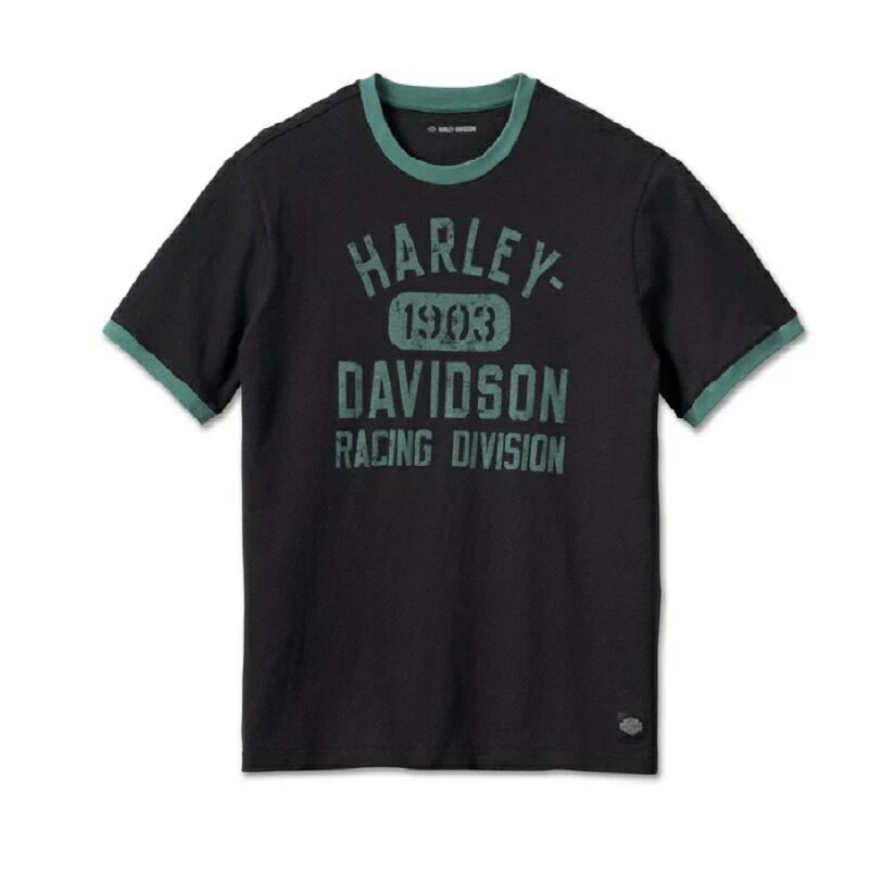 HARLEY-DAVIDSON 純正（ハーレーダビッドソン）メンズレーシングリンガーTシャツ_96542-23VM｜HARLEY-Life 7,951円